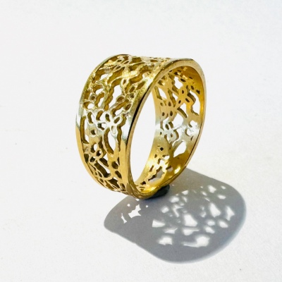 Gold Lace Ring